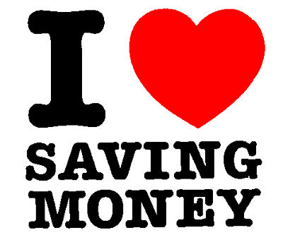 i love saving money